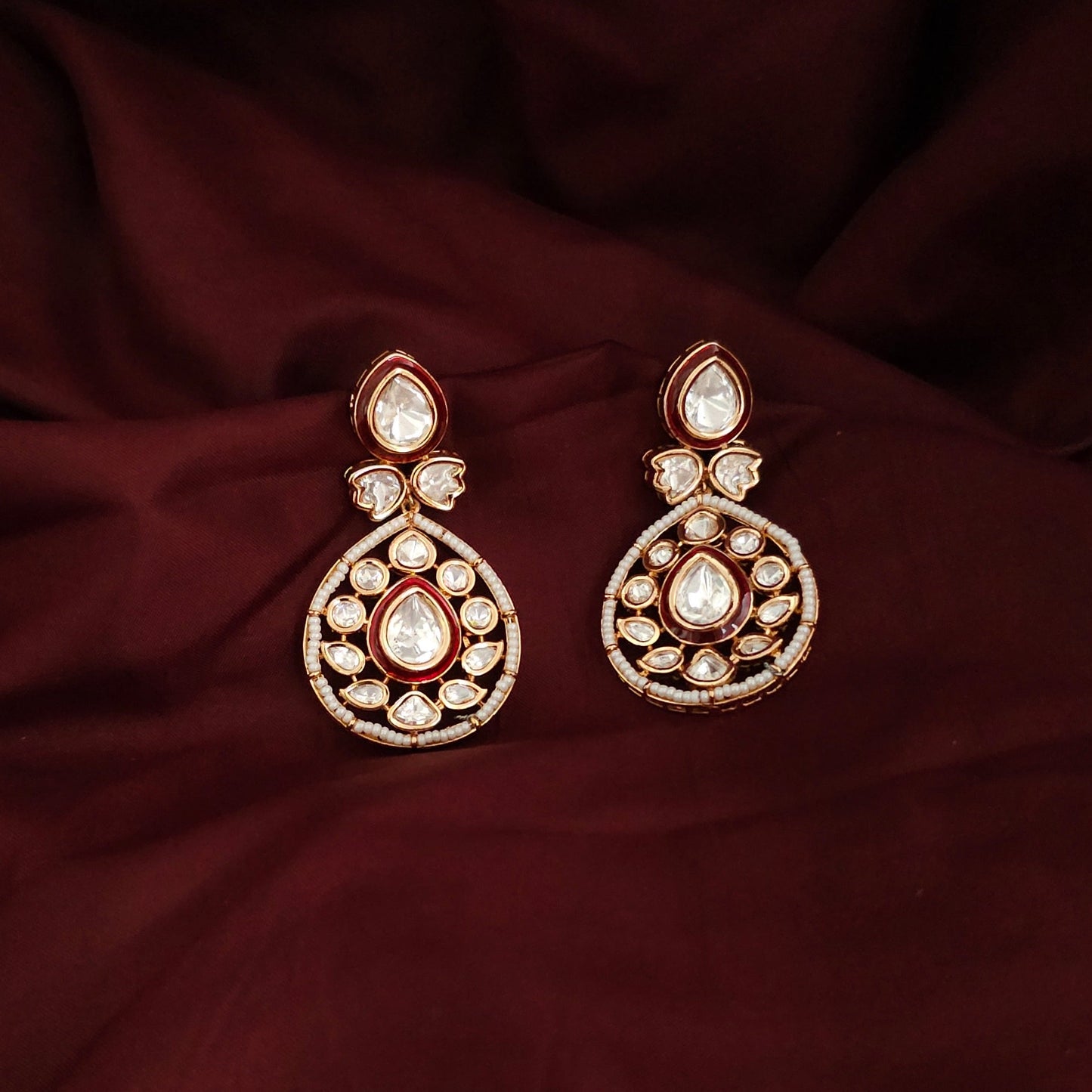 Royal Kundan Bloom Earrings