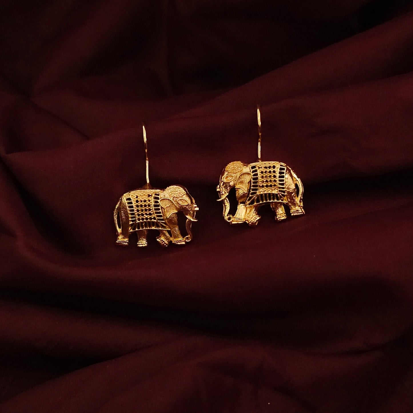 Elephant Grace Ethnic Earrings