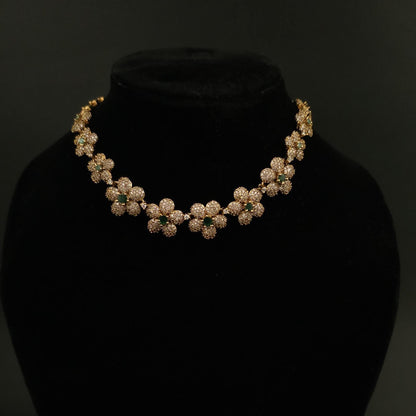 Bloom Elegance Floral Necklace Set