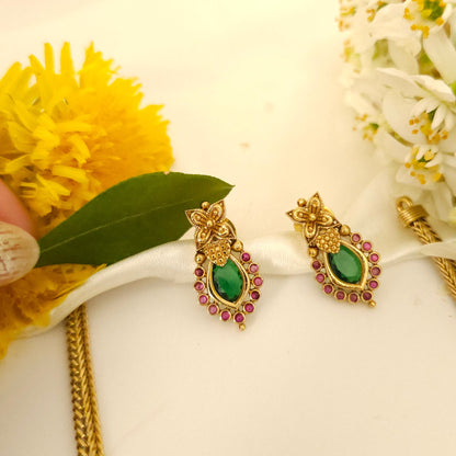 Kerala Palakka design Necklace Set