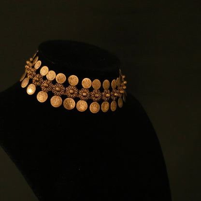 Antique Kasu Coin Necklace Set