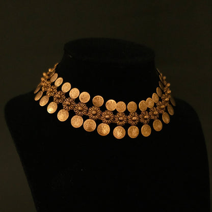 Antique Kasu Coin Necklace Set