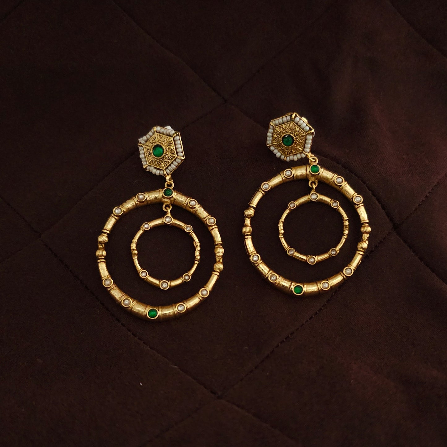 Heritage Halo Statement Earrings