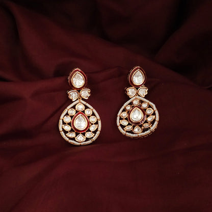 Royal Kundan Bloom Earrings