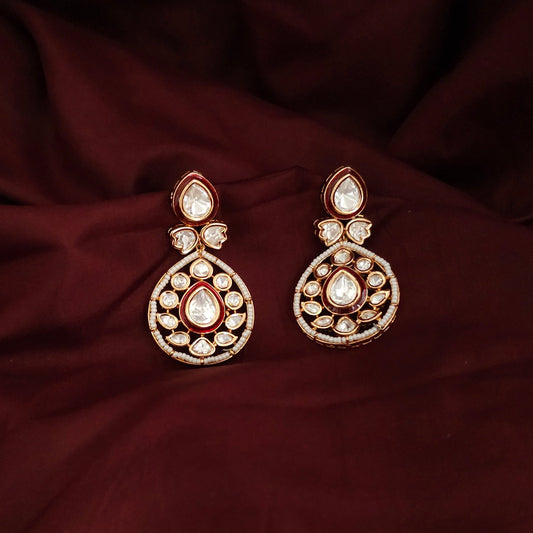 Royal Kundan Bloom Earrings