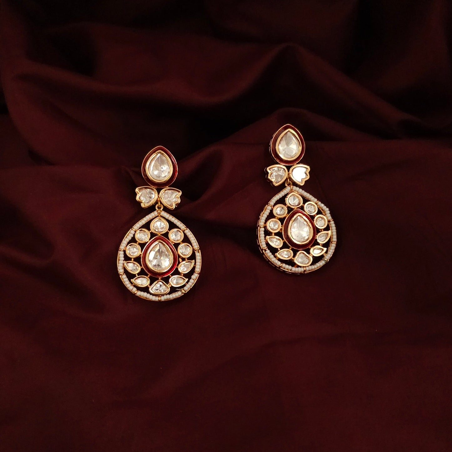 Royal Kundan Bloom Earrings