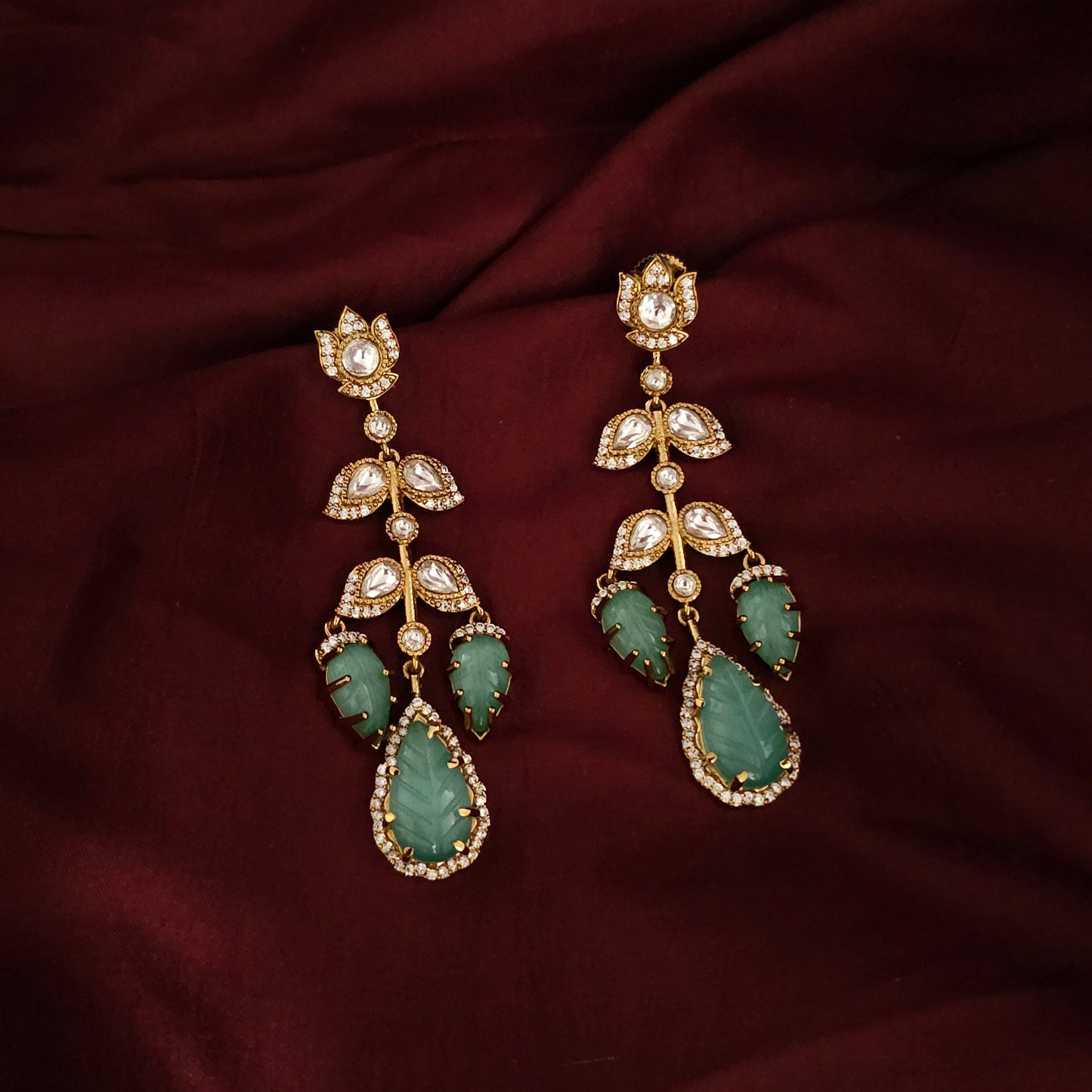Dewdrop Statement Earrings