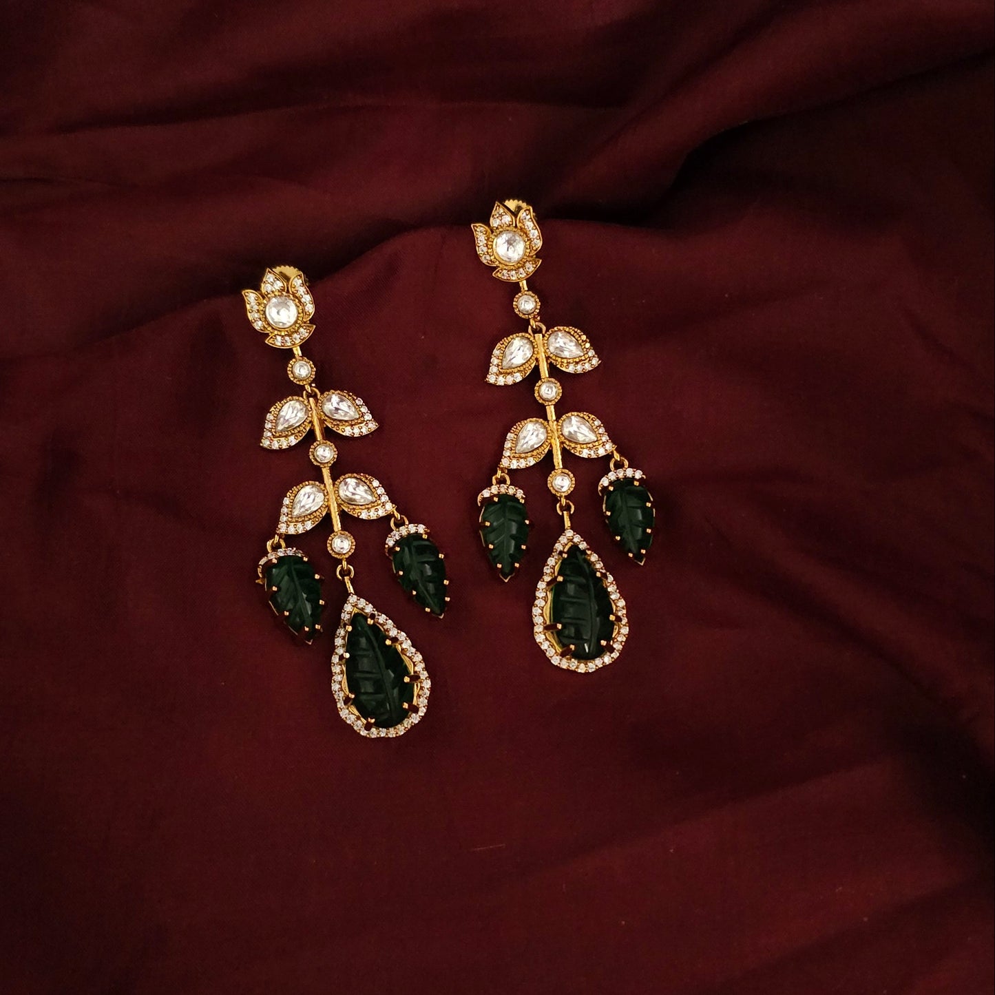 Dewdrop Statement Earrings