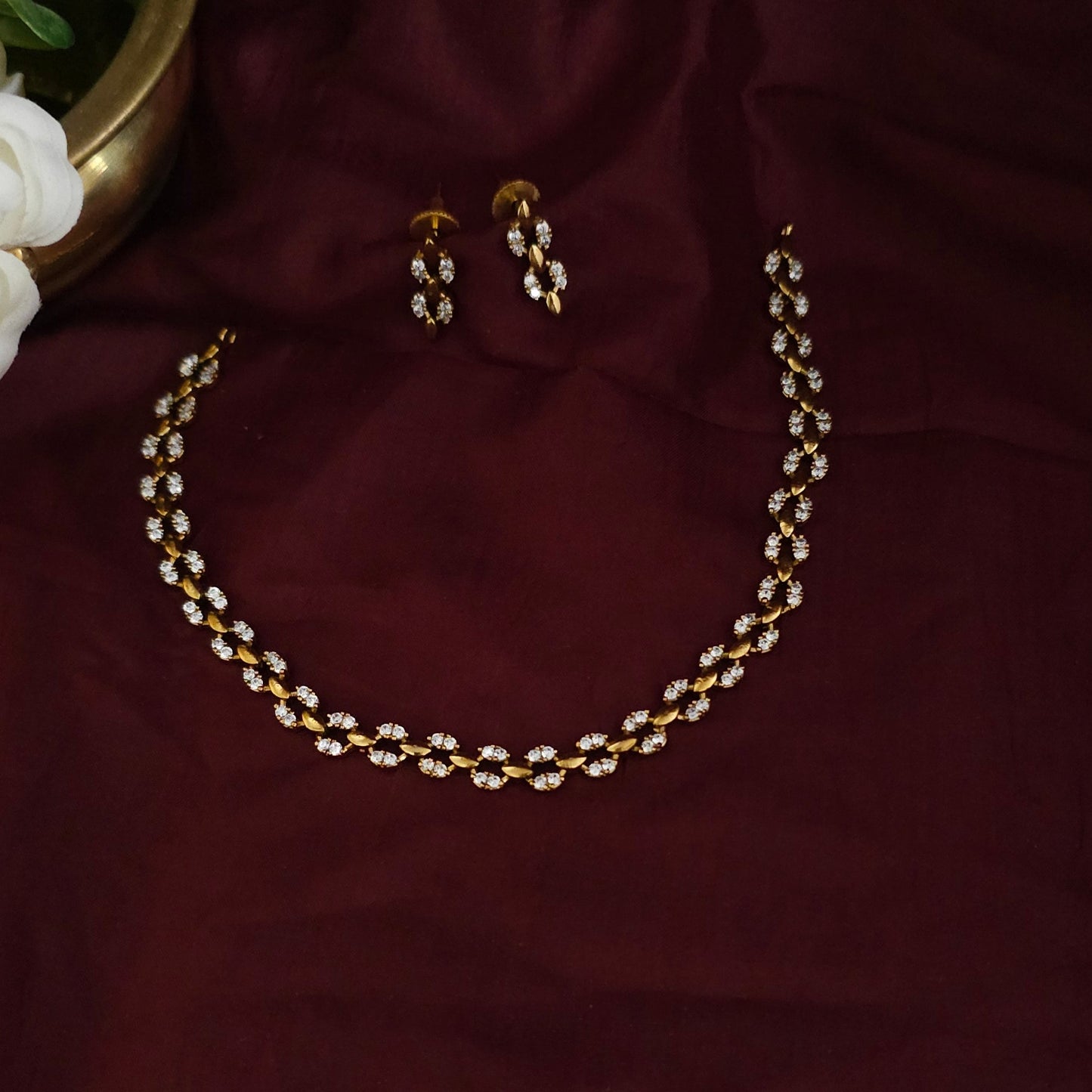 Celeste Crystal Necklace Set