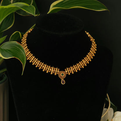 Kasavu Heritage  Necklace Set