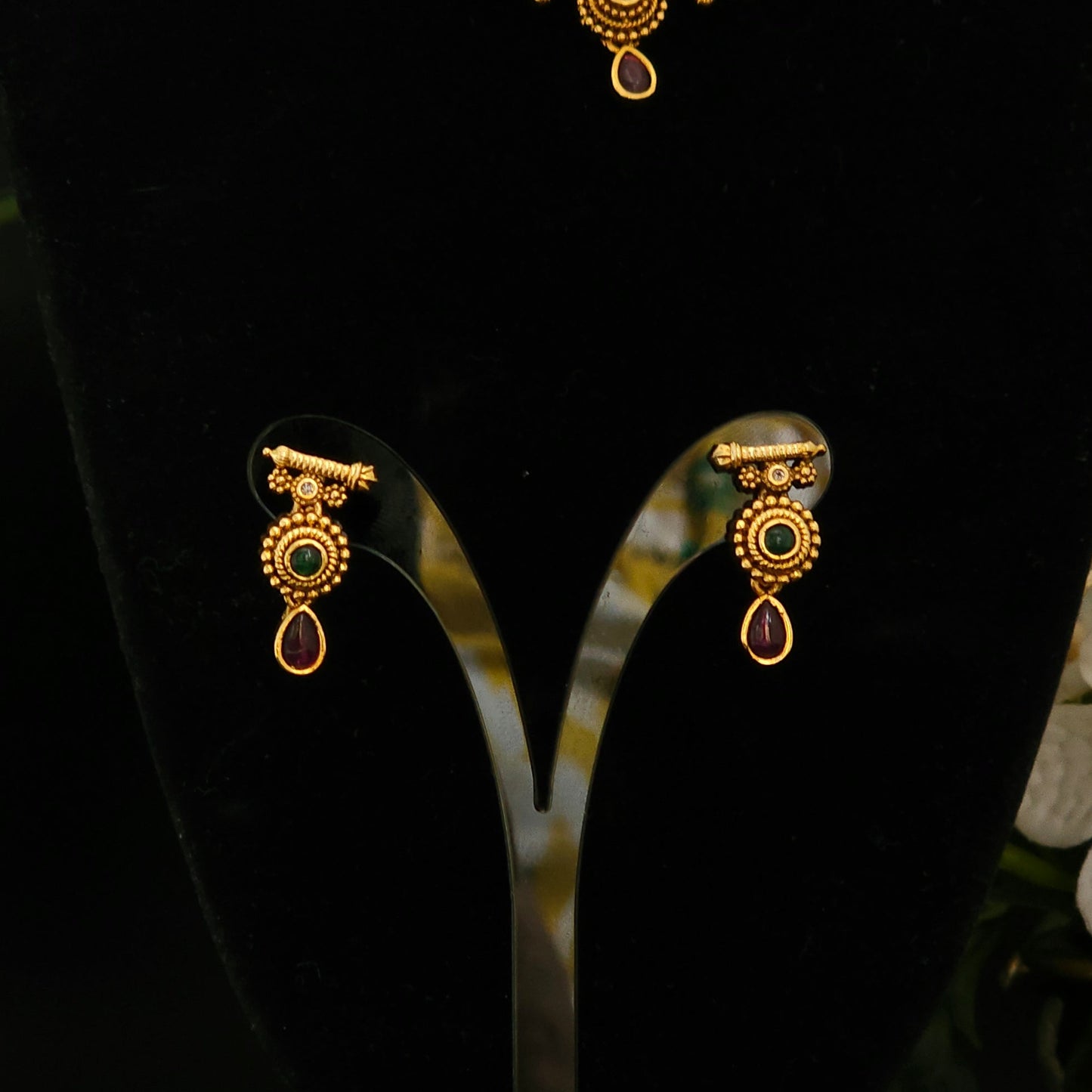 Kasavu Heritage  Necklace Set