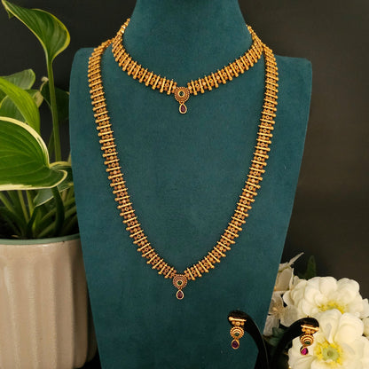 Kasavu Heritage  Necklace Set