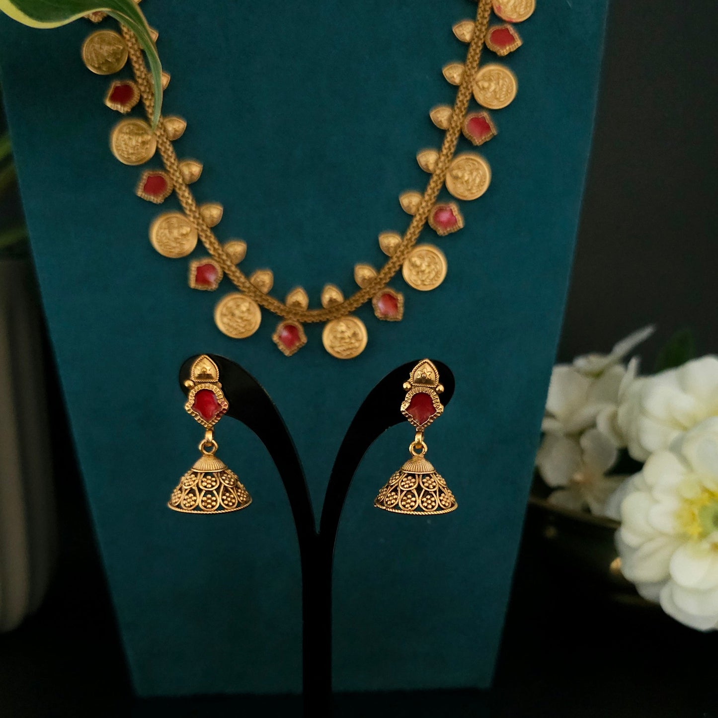 Kerala Traditional Coin Necklace Set