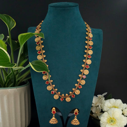 Kerala Traditional Coin Necklace Set