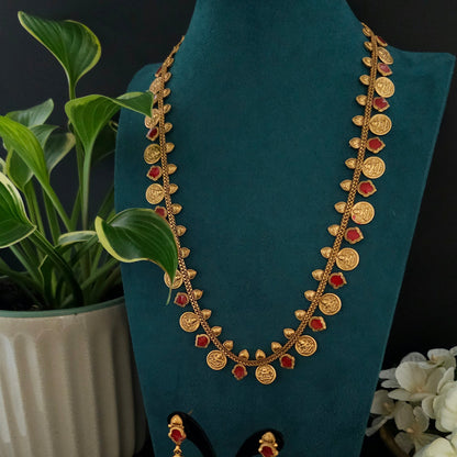 Kerala Traditional Coin Necklace Set