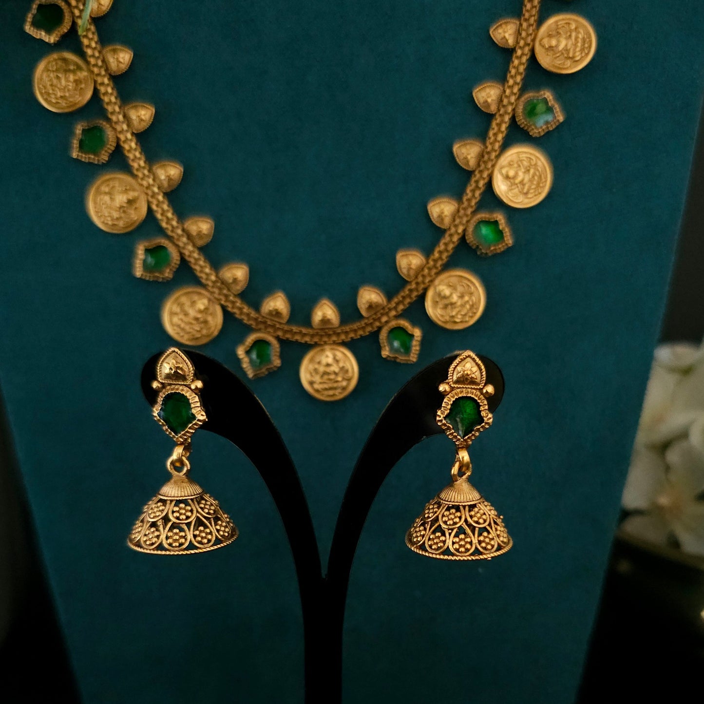 Kerala Traditional Coin Necklace Set