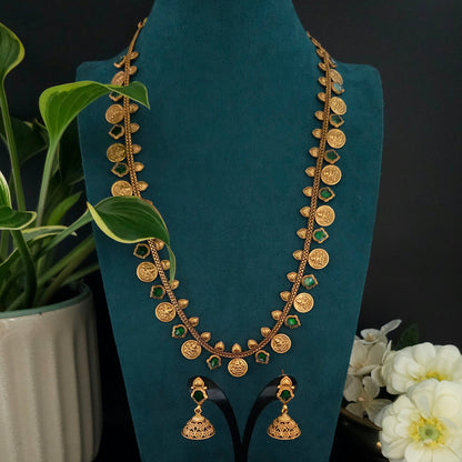 Kerala Traditional Coin Necklace Set