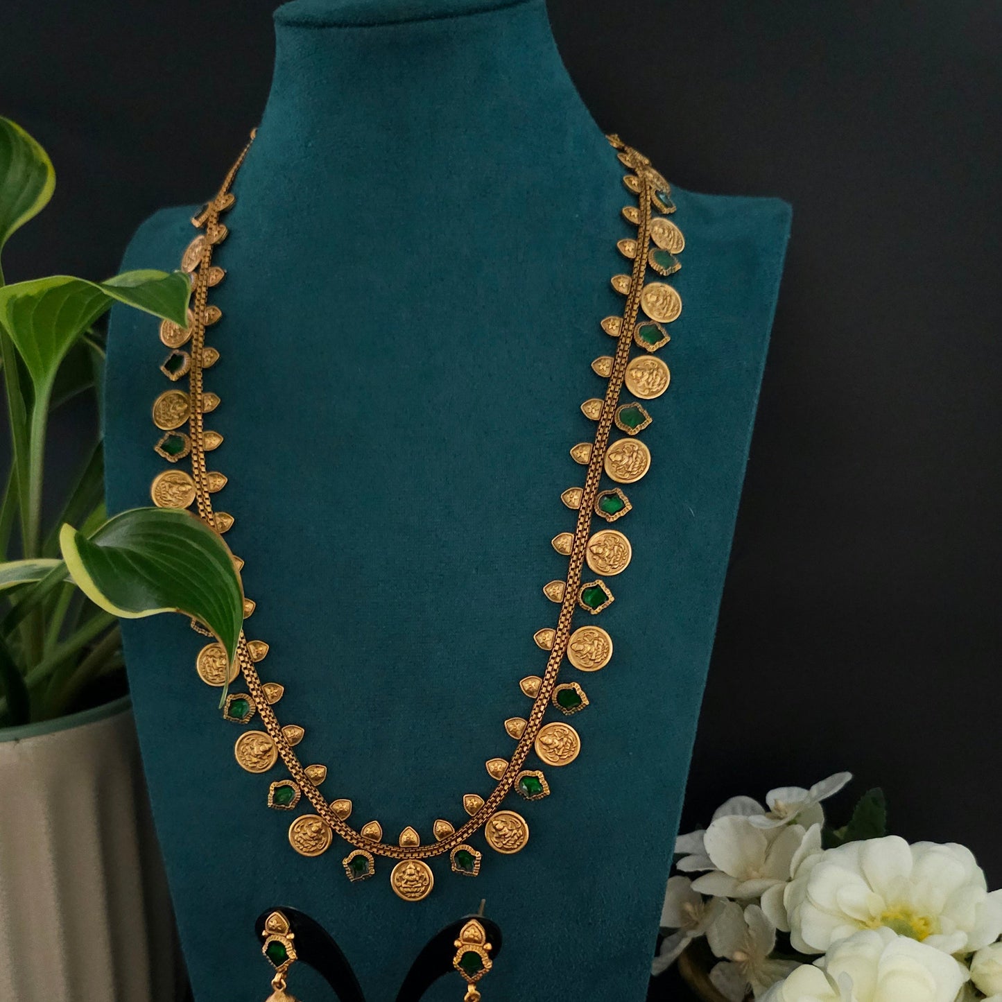 Kerala Traditional Coin Necklace Set