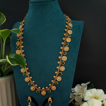 Kerala Traditional Coin Necklace Set
