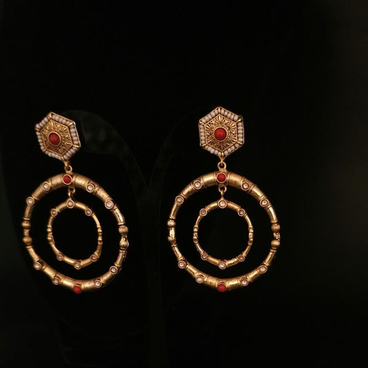 Heritage Halo Statement Earrings