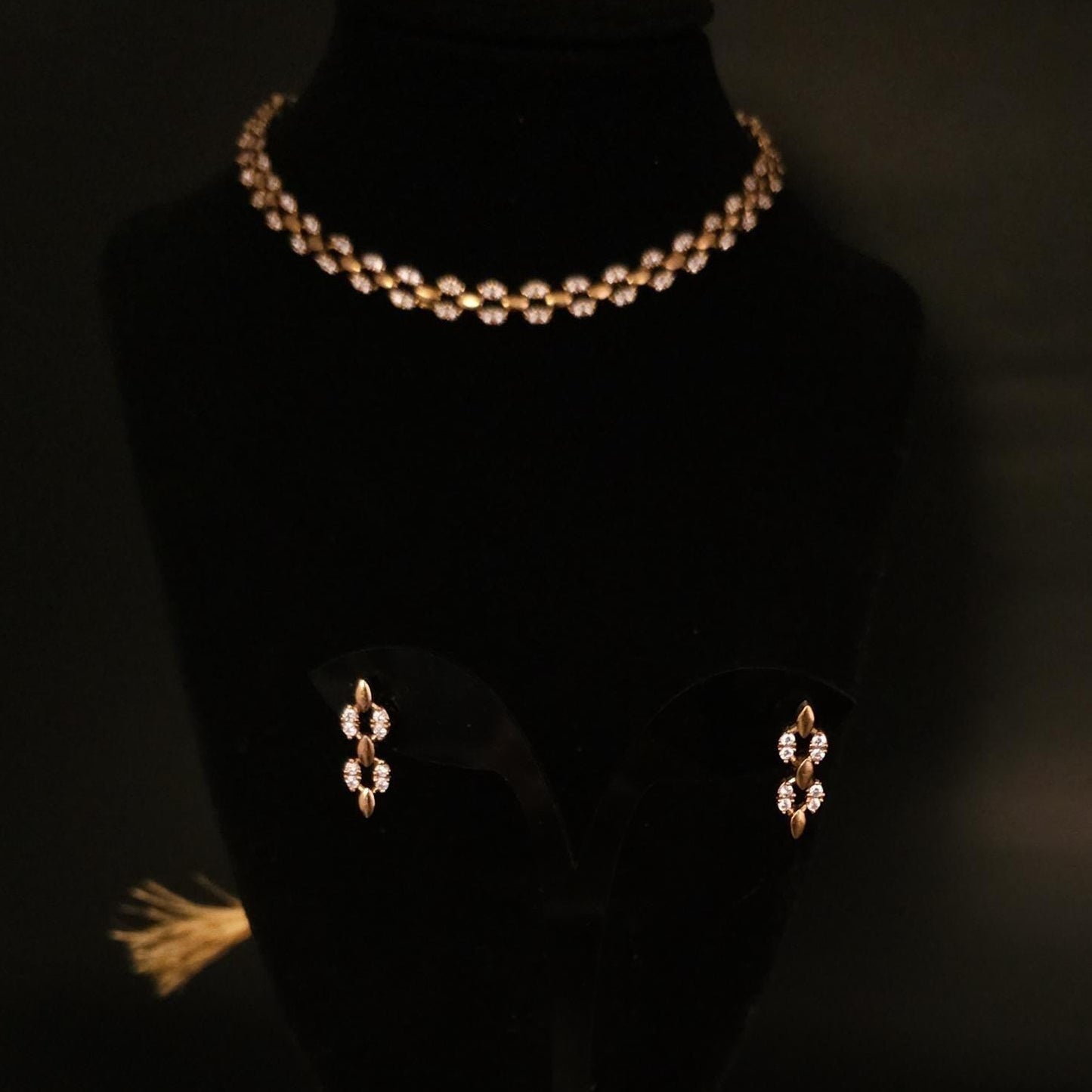 Celeste Crystal Necklace Set